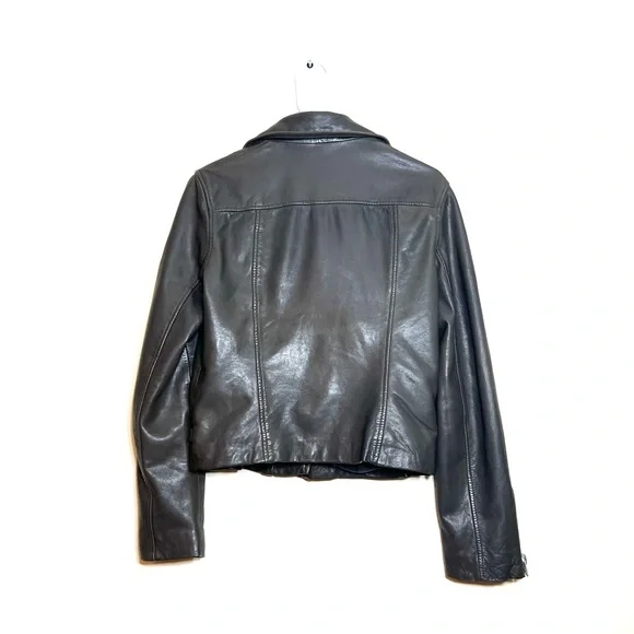 ALLSAINTS Prescott Biker Jacket Khaki Green
